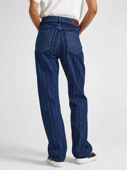 Pepe Jeans Blugi evazați albastru pentru femei Pepe Jeans Robyn Stripe