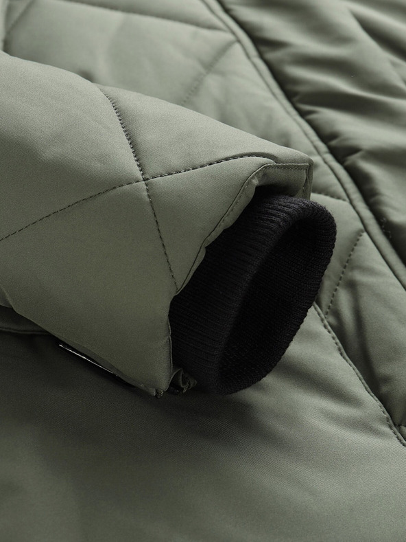 ALPINE PRO Palton matlasat verde pentru femei ALPINE PRO Gosbera