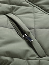 ALPINE PRO Palton matlasat verde pentru femei ALPINE PRO Gosbera