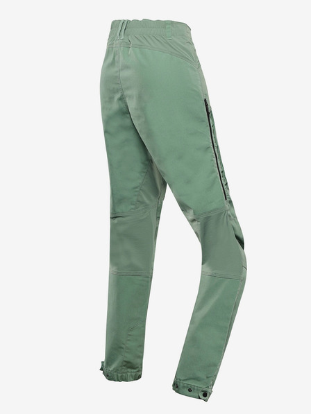 ALPINE PRO Pantaloni de exterior pentru bărbați verzi ALPINE PRO Zarm