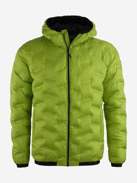 ALPINE PRO Jachetă de iarnă matlasată verde pentru bărbați ALPINE PRO Kredas