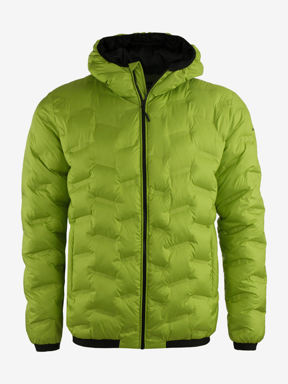 ALPINE PRO Jachetă de iarnă matlasată verde pentru bărbați ALPINE PRO Kredas