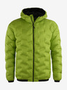 ALPINE PRO Jachetă de iarnă matlasată verde pentru bărbați ALPINE PRO Kredas