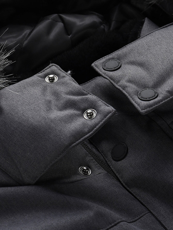 ALPINE PRO Jachetă de iarnă neagră pentru bărbați ALPINE PRO Egyp