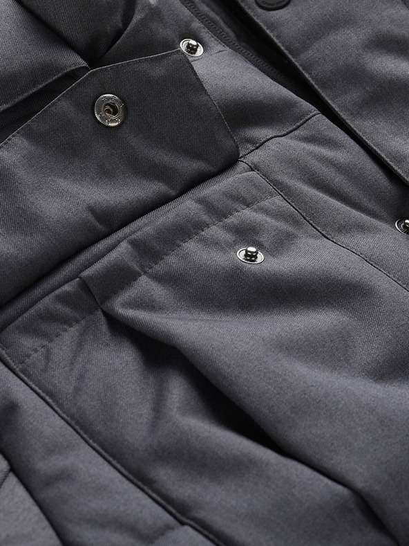 ALPINE PRO Jachetă de iarnă neagră pentru bărbați ALPINE PRO Egyp