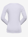 NAX Tricou alb pentru femei NAX Cerla