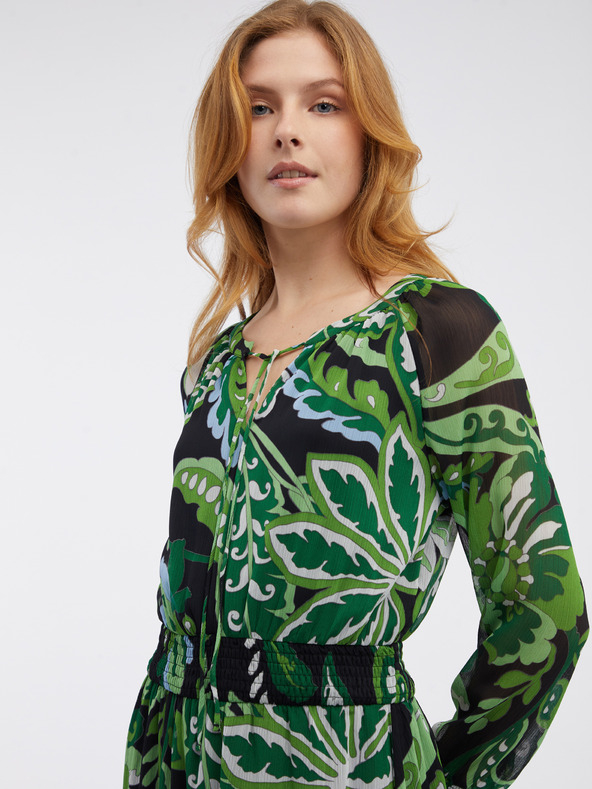 Orsay Rochie cu model floral verde pentru femei ORSAY