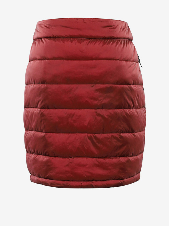 ALPINE PRO Fustă matlasată roșie pentru femei ALPINE PRO Lorfa