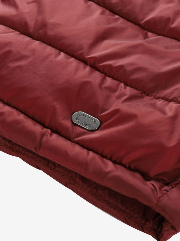 ALPINE PRO Fustă matlasată roșie pentru femei ALPINE PRO Lorfa