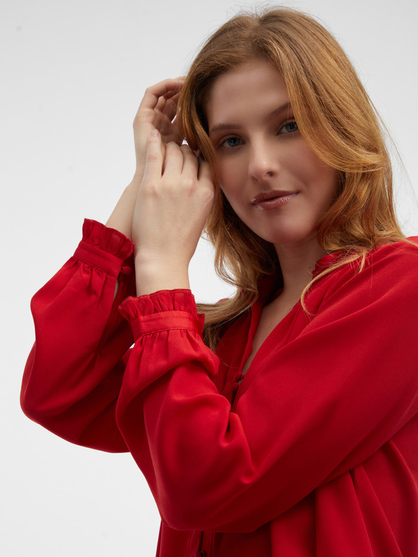 Orsay Bluză de damă roz închis ORSAY