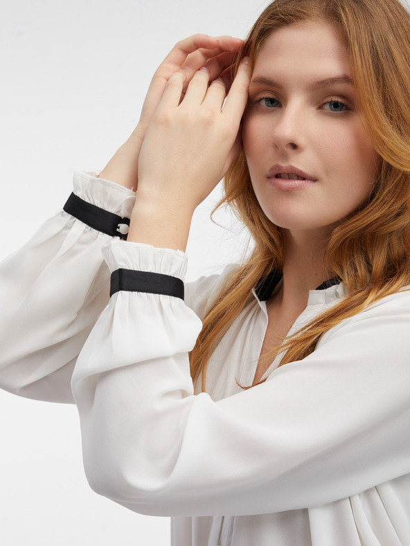 Orsay Bluză de damă albă ORSAY