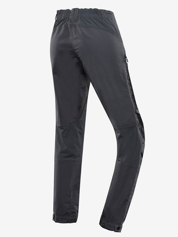 ALPINE PRO Pantaloni de exterior pentru femei gri închis ALPINE PRO Zarma
