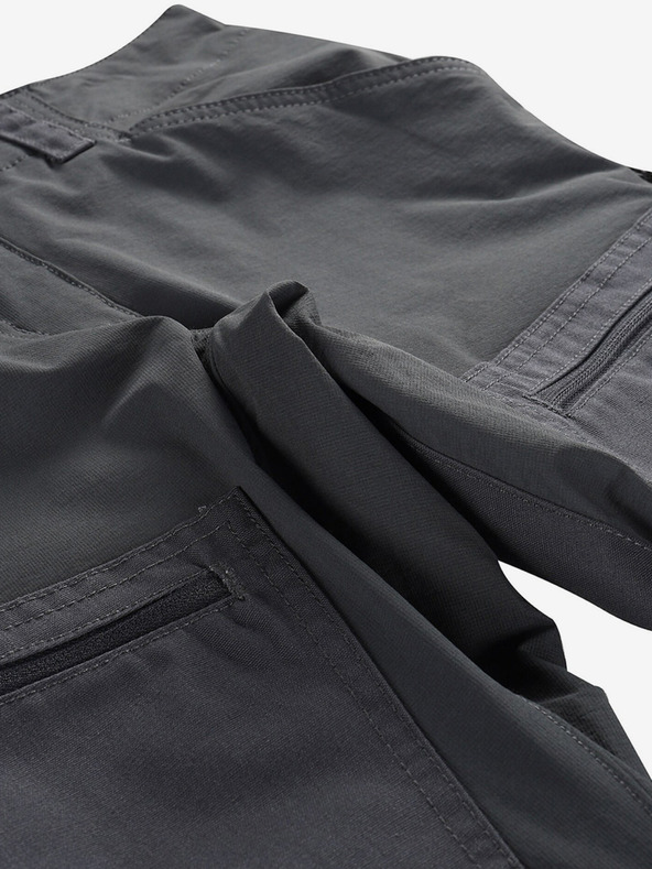 ALPINE PRO Pantaloni de exterior pentru femei gri închis ALPINE PRO Zarma