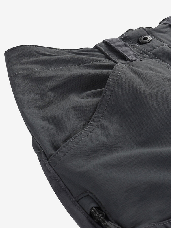 ALPINE PRO Pantaloni de exterior pentru femei gri închis ALPINE PRO Zarma