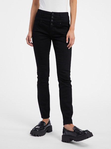 Orsay Blugi negri de damă skinny fit ORSAY