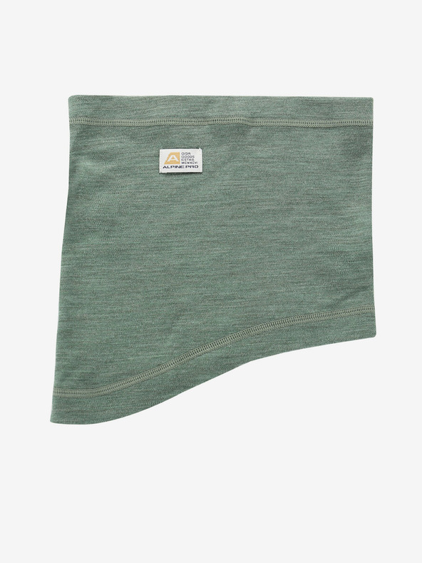 ALPINE PRO Încălzitor de gât din lână merino verde ALPINE PRO Katane
