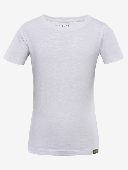 NAX Tricou alb pentru copii NAX Esofo