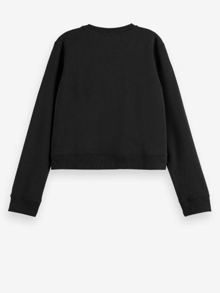 Scotch & Soda Hanorac negru cu croială pentru femei Scotch & Soda