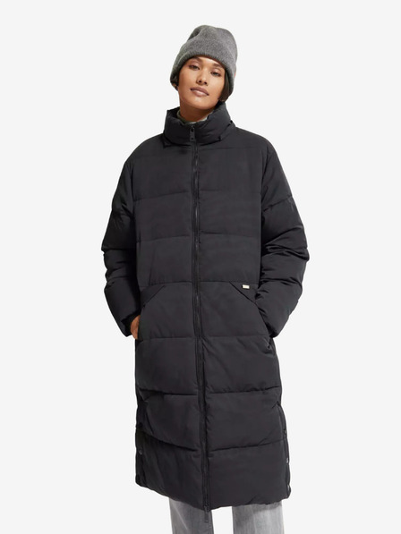 Scotch & Soda Jachetă matlasată de iarnă neagră pentru femei Scotch & Soda