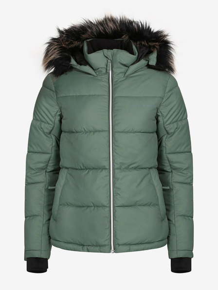 ALPINE PRO Jachetă de iarnă matlasată verde pentru femei ALPINE PRO Pereta