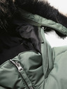 ALPINE PRO Jachetă de iarnă matlasată verde pentru femei ALPINE PRO Pereta