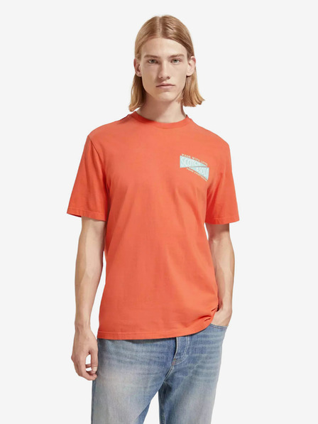Scotch & Soda Tricou portocaliu Scotch & Soda pentru bărbați
