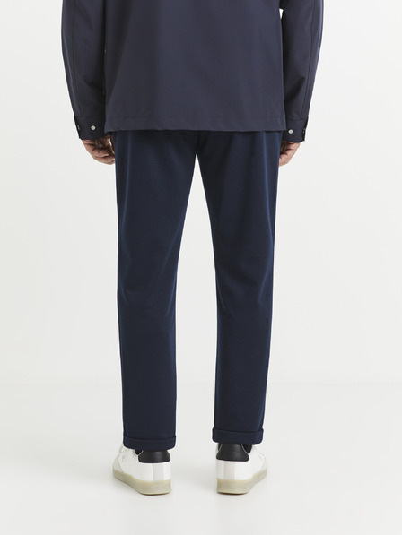 Celio Pantaloni de trening pentru bărbați albastru închis Celio