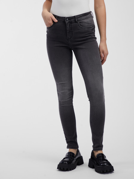 Orsay Blugi gri de damă skinny fit ORSAY