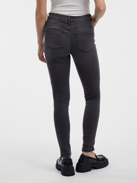 Orsay Blugi gri de damă skinny fit ORSAY