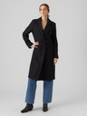 Vero Moda VERO MODA Reno haină din amestec de lână neagră, damă