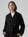 Vero Moda Palton negru VERO MODA Fortunevega pentru femei