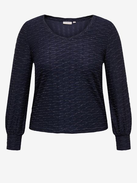 ONLY CARMAKOMA Bluză cu model albastru închis pentru femei ONLY CARMAKOMA Astra