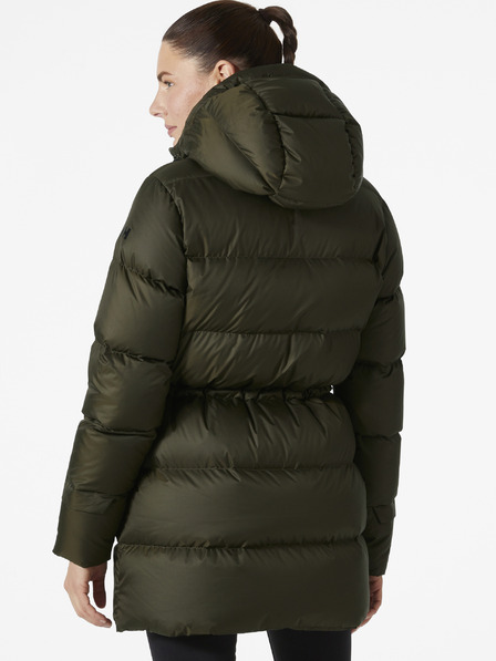 Helly Hansen Jachetă matlasată de iarnă pentru femei Khaki HELLY HANSEN W ESSENCE DOWN PARKA