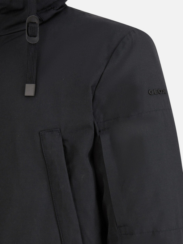 Geox Parka de iarnă neagră pentru bărbați Geox Velletri