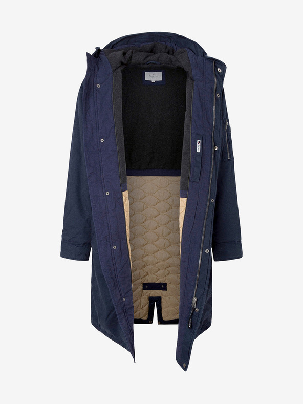 Pepe Jeans Parka de iarnă albastru închis pentru bărbați Pepe Jeans Bowie