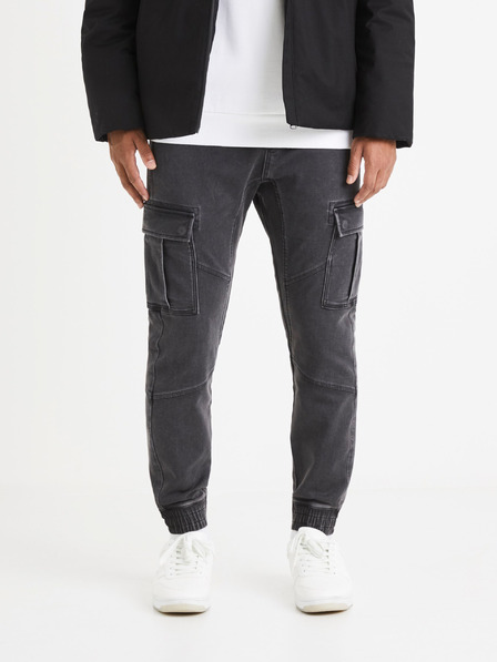 Celio Pantaloni bărbați gri Celio