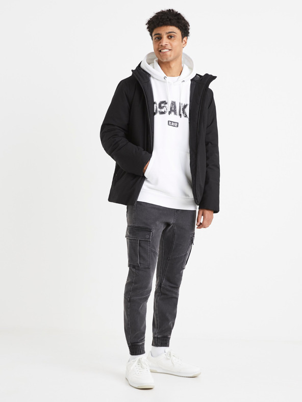 Celio Pantaloni bărbați gri Celio