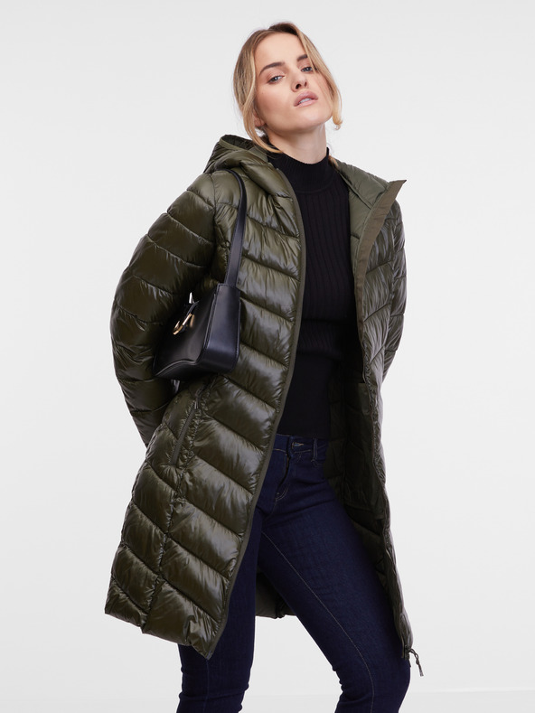 Orsay Geacă matlasată kaki pentru femei ORSAY