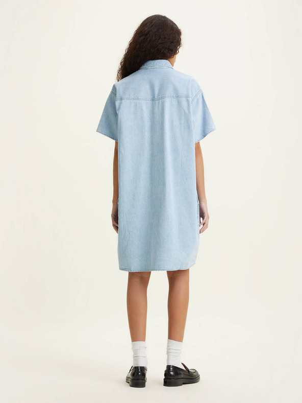 Levi's® Rochie cămașă din denim albastru deschis Levi's® Elowen Western