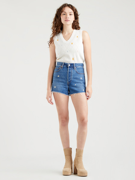 Levi's® Pantaloni scurți din denim Levi's® albaștri pentru femei