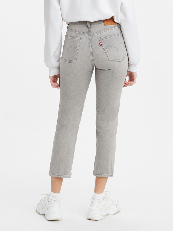 Levi's® Blugi pentru femei Levi's® gri cu croială dreaptă