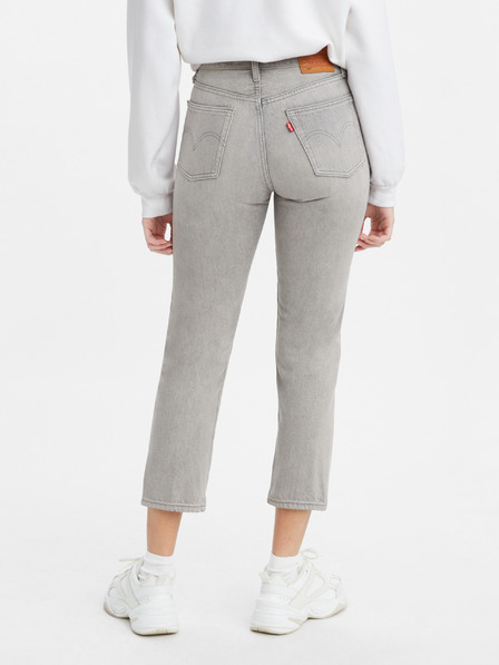 Levi's® Blugi pentru femei Levi's® gri cu croială dreaptă