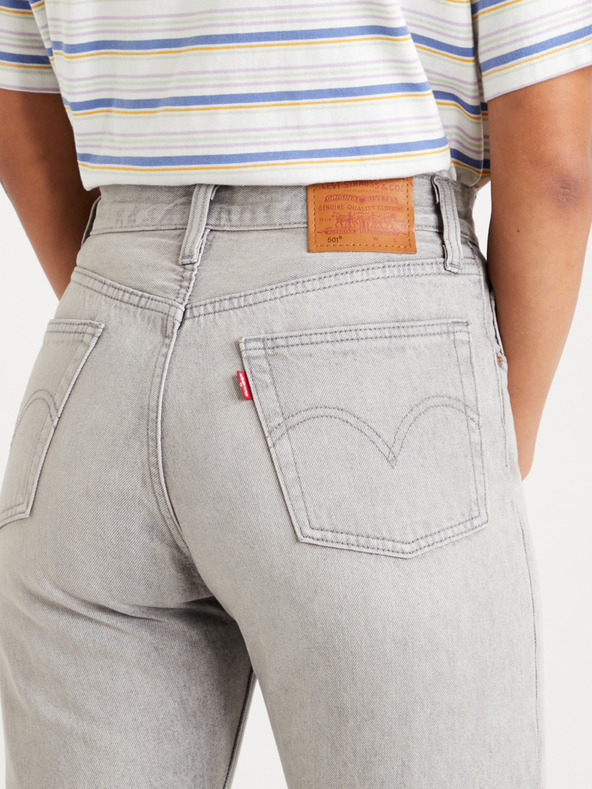 Levi's® Blugi pentru femei Levi's® gri cu croială dreaptă