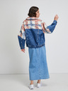 Levi's® Jachetă din denim în carouri pentru femei Levi's® Wedge bej și albastru