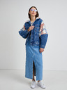 Levi's® Jachetă din denim în carouri pentru femei Levi's® Wedge bej și albastru