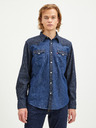 Levi's® Cămașă din denim albastru închis pentru bărbați Levi's® Barstow Western Standard