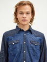 Levi's® Cămașă din denim albastru închis pentru bărbați Levi's® Barstow Western Standard
