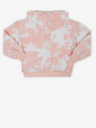 Levi's® Hanorac cu fermoar Levi's® batik alb și roz pentru fete