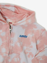 Levi's® Hanorac cu fermoar Levi's® batik alb și roz pentru fete