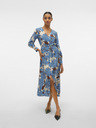 Vero Moda Rochie albastră cu flori pentru femei Vero Moda Berta